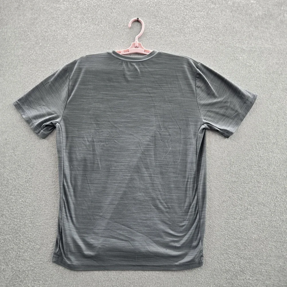 Nike Men Shirt L Blue Activewear Logo Short Sleeve‎